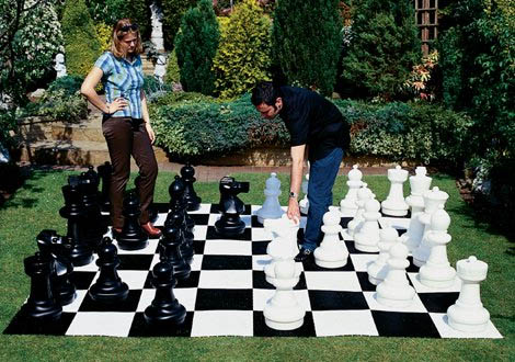 Lifesize Chess Sets Help You Get Your Game On
